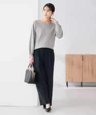 K2FBD71044 a.v.v(アー・ヴェ・ヴェ) 【WEB限定】ゴールドボタンVネックニット ピンク