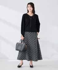 K2FBD71044 a.v.v(アー・ヴェ・ヴェ) 【WEB限定】ゴールドボタンVネックニット ピンク