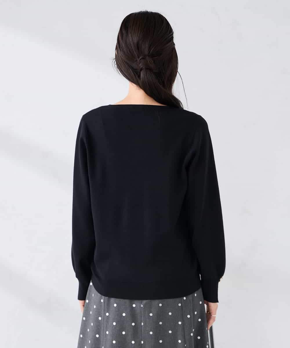 K2FBD71044 a.v.v(アー・ヴェ・ヴェ) 【WEB限定】ゴールドボタンVネックニット ピンク