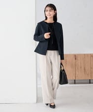 K2FBD72044 a.v.v(アー・ヴェ・ヴェ) 【WEB限定】ゴールドボタンボートネックニット ブラック