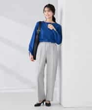 K2FBD72044 a.v.v(アー・ヴェ・ヴェ) 【WEB限定】ゴールドボタンボートネックニット ブラック