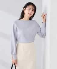 K2FBD72044 a.v.v(アー・ヴェ・ヴェ) 【WEB限定】ゴールドボタンボートネックニット ブラック