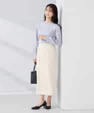 K2FBD72044 a.v.v(アー・ヴェ・ヴェ) 【WEB限定】ゴールドボタンボートネックニット ブラック