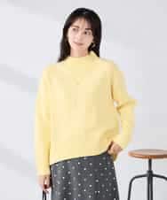 K2FBD73044 a.v.v(アー・ヴェ・ヴェ) 【WEB限定】クロップドバックスリットニット ダークグレー