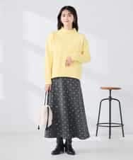 K2FBD73044 a.v.v(アー・ヴェ・ヴェ) 【WEB限定】クロップドバックスリットニット ダークグレー