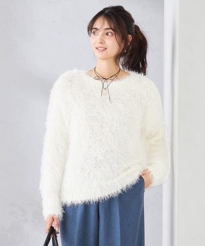 K2FDD04054 a.v.v ラメフェザーニット