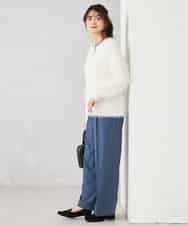 K2FDD04054 a.v.v(アー・ヴェ・ヴェ) ラメフェザーニット アイボリー