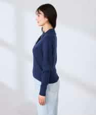 K2FDD08044 a.v.v(アー・ヴェ・ヴェ) ワイドリブポロニット ライトイエロー