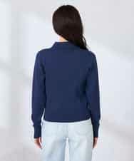 K2FDD08044 a.v.v(アー・ヴェ・ヴェ) ワイドリブポロニット ライトイエロー