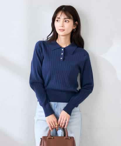 K2FDD08044 a.v.v ワイドリブポロニット