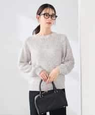 K2FDD14054 a.v.v(アー・ヴェ・ヴェ) ミックスヤーンニット ライトブルー