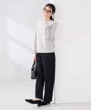 K2FDD14054 a.v.v(アー・ヴェ・ヴェ) ミックスヤーンニット ライトブルー