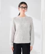 K2FDD14054 a.v.v(アー・ヴェ・ヴェ) ミックスヤーンニット ライトブルー