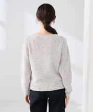 K2FDD14054 a.v.v(アー・ヴェ・ヴェ) ミックスヤーンニット ライトブルー