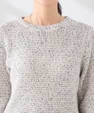 K2FDD14054 a.v.v(アー・ヴェ・ヴェ) ミックスヤーンニット ライトブルー