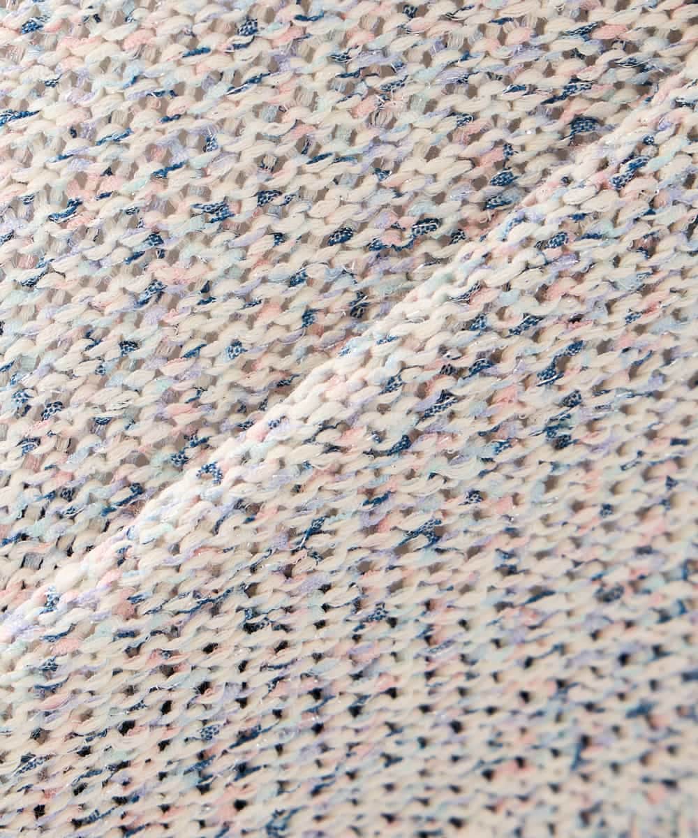 K2FDD14054 a.v.v(アー・ヴェ・ヴェ) ミックスヤーンニット ライトブルー