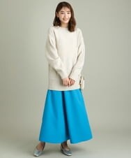 K2FDS03054 a.v.v(アー・ヴェ・ヴェ) メランジテープヤーンニット アイボリー