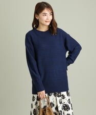 K2FDS03054 a.v.v(アー・ヴェ・ヴェ) メランジテープヤーンニット アイボリー