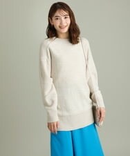 K2FDS03054 a.v.v(アー・ヴェ・ヴェ) メランジテープヤーンニット アイボリー