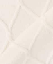 K2FED03044 a.v.v(アー・ヴェ・ヴェ) アラン柄ハイネックベスト ネイビー