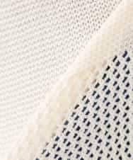 K2FED05049 a.v.v(アー・ヴェ・ヴェ) メッシュボーダーニット レッド