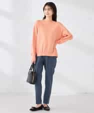 K2FED09049 a.v.v(アー・ヴェ・ヴェ) イレヘムガーターチュニックニット オレンジ