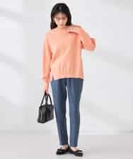 K2FED09049 a.v.v(アー・ヴェ・ヴェ) イレヘムガーターチュニックニット オレンジ