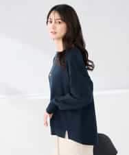 K2FED09049 a.v.v(アー・ヴェ・ヴェ) イレヘムガーターチュニックニット オレンジ