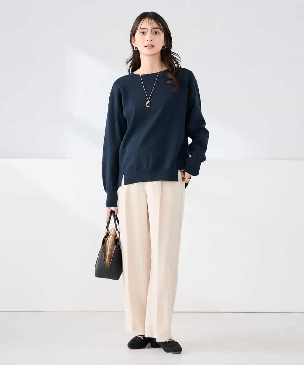 K2FED09049 a.v.v(アー・ヴェ・ヴェ) イレヘムガーターチュニックニット オレンジ