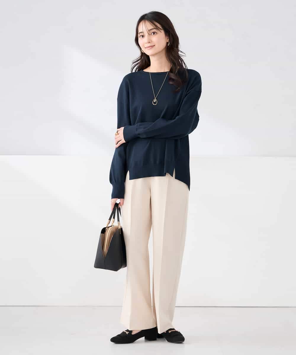 K2FED09049 a.v.v(アー・ヴェ・ヴェ) イレヘムガーターチュニックニット オレンジ