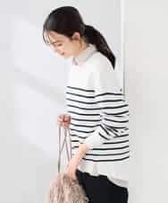 K2FED09049 a.v.v(アー・ヴェ・ヴェ) イレヘムガーターチュニックニット オレンジ