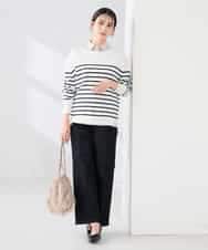 K2FED09049 a.v.v(アー・ヴェ・ヴェ) イレヘムガーターチュニックニット オレンジ