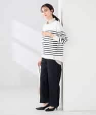 K2FED09049 a.v.v(アー・ヴェ・ヴェ) イレヘムガーターチュニックニット オレンジ