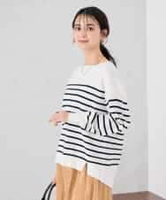 K2FED09049 a.v.v(アー・ヴェ・ヴェ) イレヘムガーターチュニックニット オレンジ