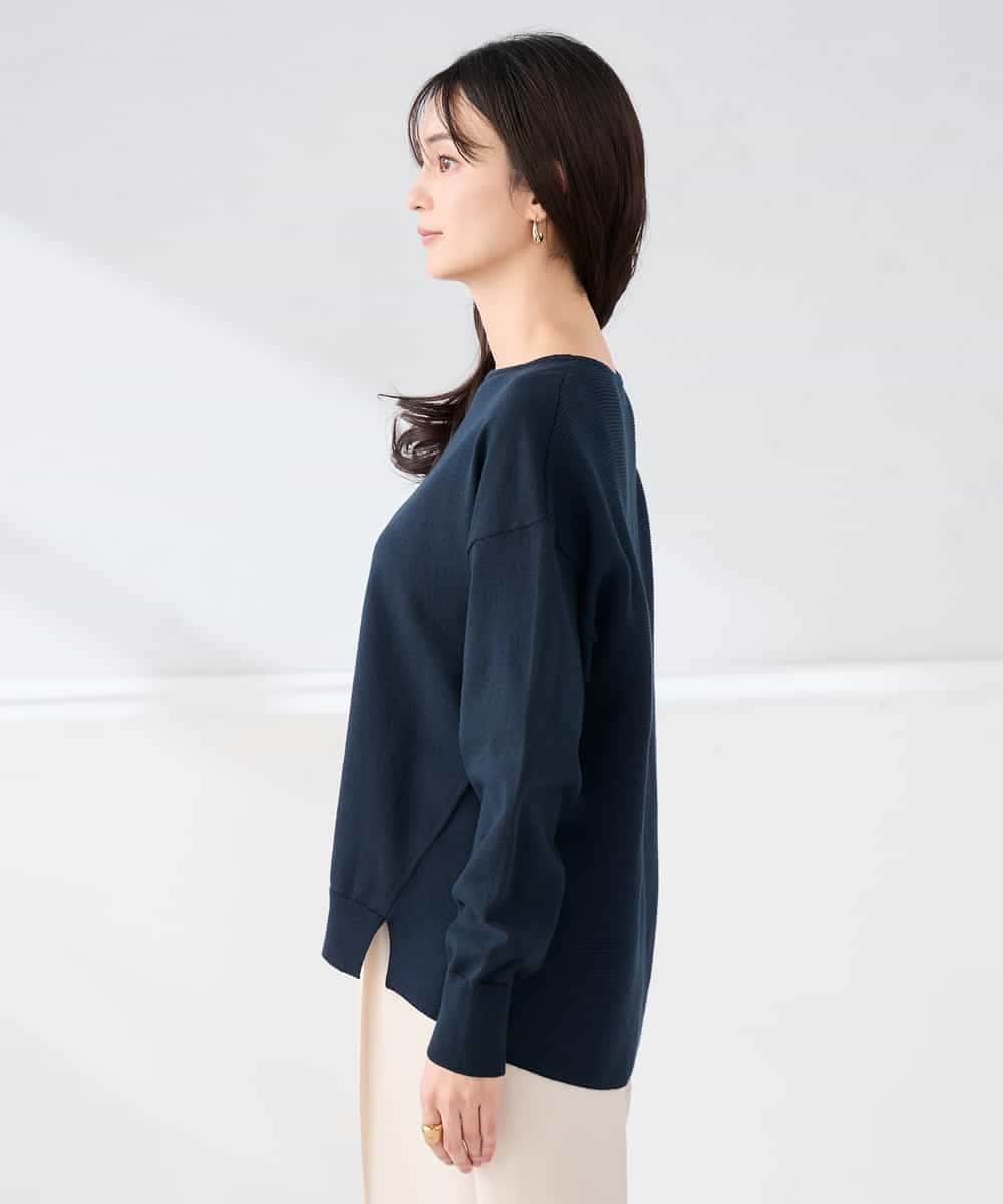 K2FED09049 a.v.v(アー・ヴェ・ヴェ) イレヘムガーターチュニックニット オレンジ