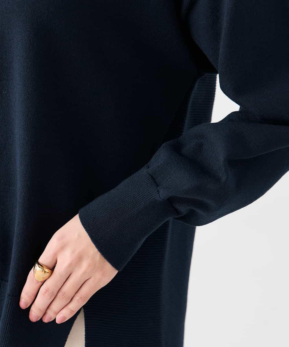 K2FED09049 a.v.v(アー・ヴェ・ヴェ) イレヘムガーターチュニックニット オレンジ