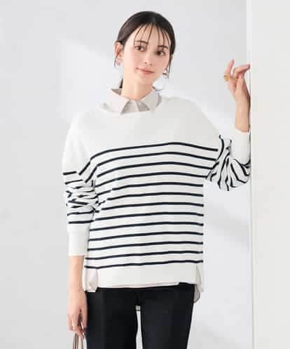 K2FED09049 a.v.v イレヘムガーターチュニックニット