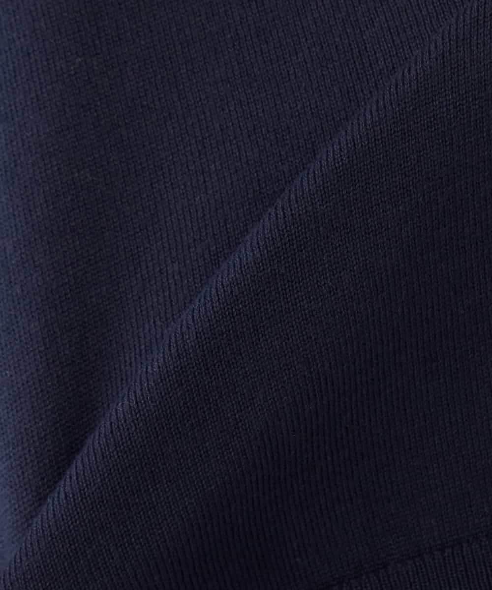 K2FED10049 a.v.v(アー・ヴェ・ヴェ) 【2WAY】レース衿付ニットプルオーバー ネイビー