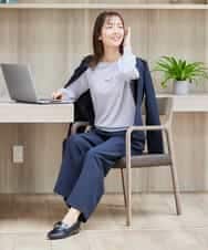 K2FED12044 a.v.v(アー・ヴェ・ヴェ) プリーツスリーブニット ピンク