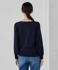 K2FED12044 a.v.v(アー・ヴェ・ヴェ) プリーツスリーブニット ピンク