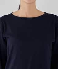 K2FED12044 a.v.v(アー・ヴェ・ヴェ) プリーツスリーブニット ピンク