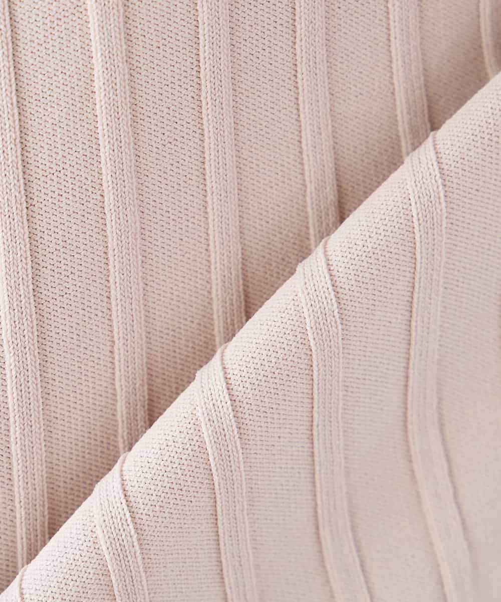 K2FED15044 a.v.v(アー・ヴェ・ヴェ) 【洗える/UVカット】プリーツライクニット ライトイエロー