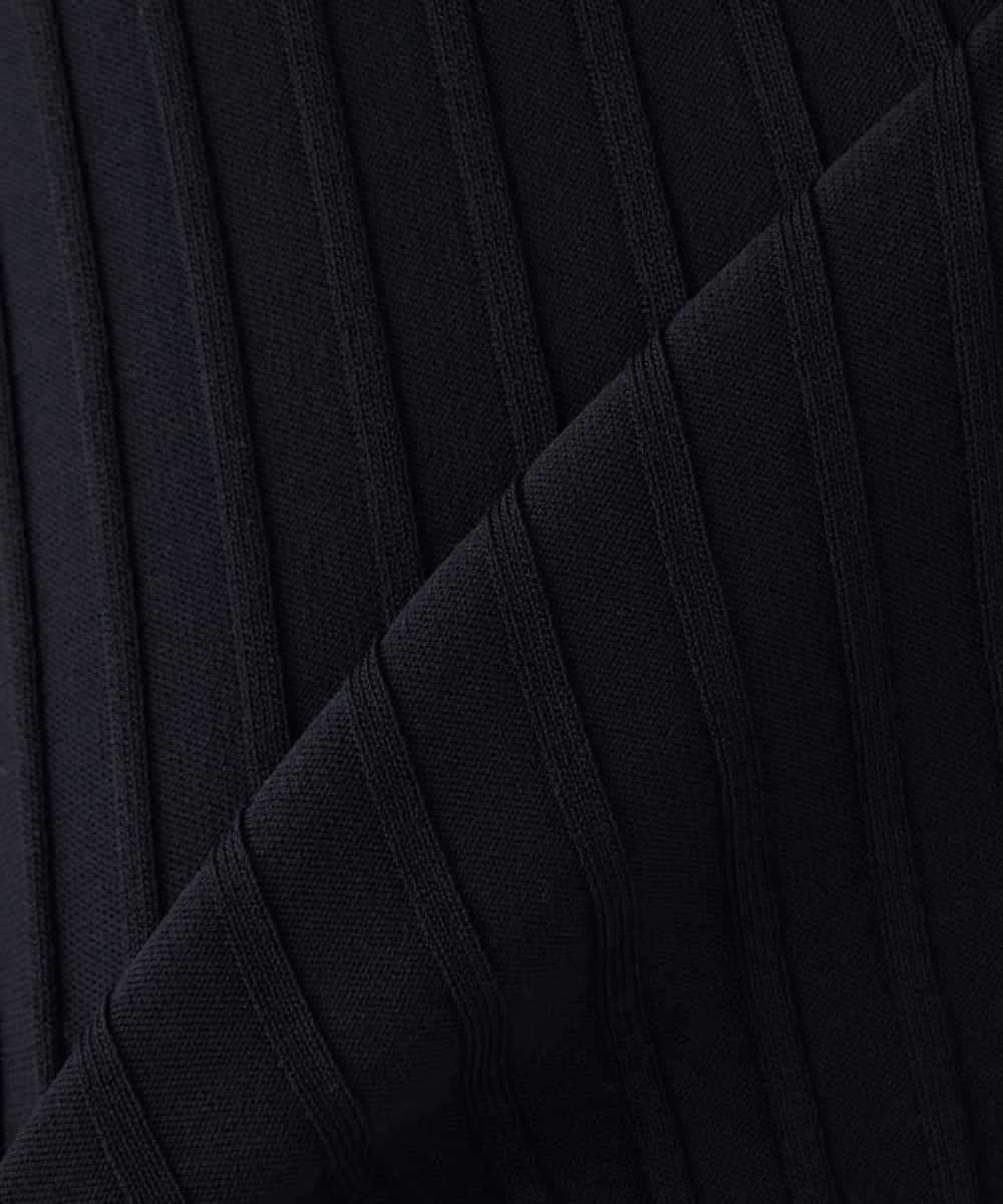 K2FED15044 a.v.v(アー・ヴェ・ヴェ) 【洗える/UVカット】プリーツライクニット ライトイエロー