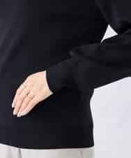 K2FED59039 a.v.v(アー・ヴェ・ヴェ) 【洗える/UVカット】Vネックパフスリーブニット ライトイエロー