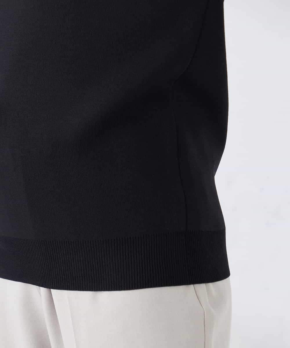 K2FED59039 a.v.v(アー・ヴェ・ヴェ) 【洗える/UVカット】Vネックパフスリーブニット ライトイエロー