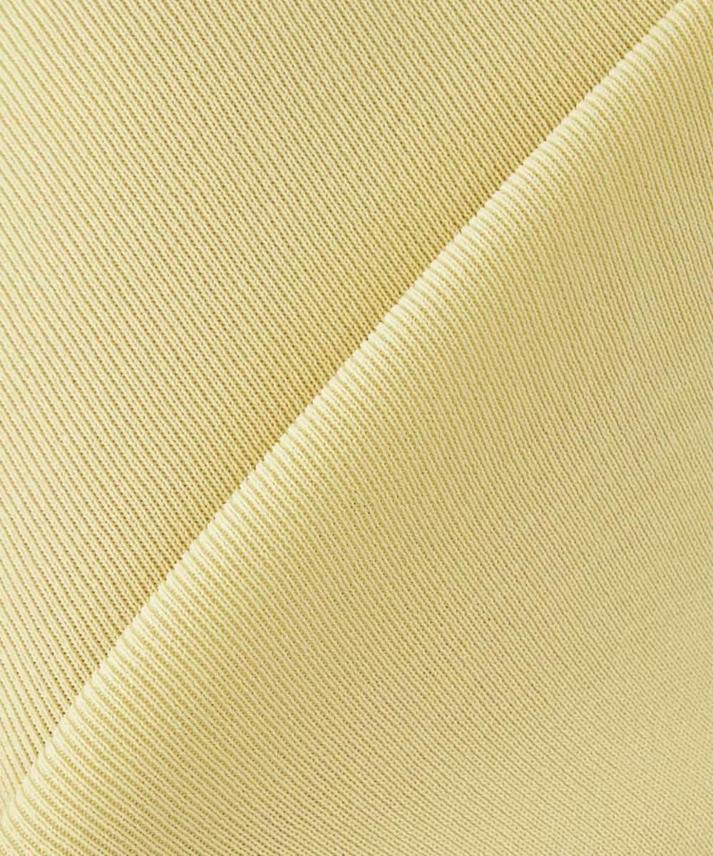 K2FED59039 a.v.v(アー・ヴェ・ヴェ) 【洗える/UVカット】Vネックパフスリーブニット ライトイエロー