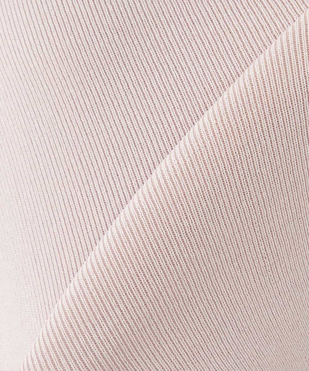 K2FED69039 a.v.v(アー・ヴェ・ヴェ) 【WEB限定/洗える/UVカット】ボートネックパフスリーブニット ライトイエロー