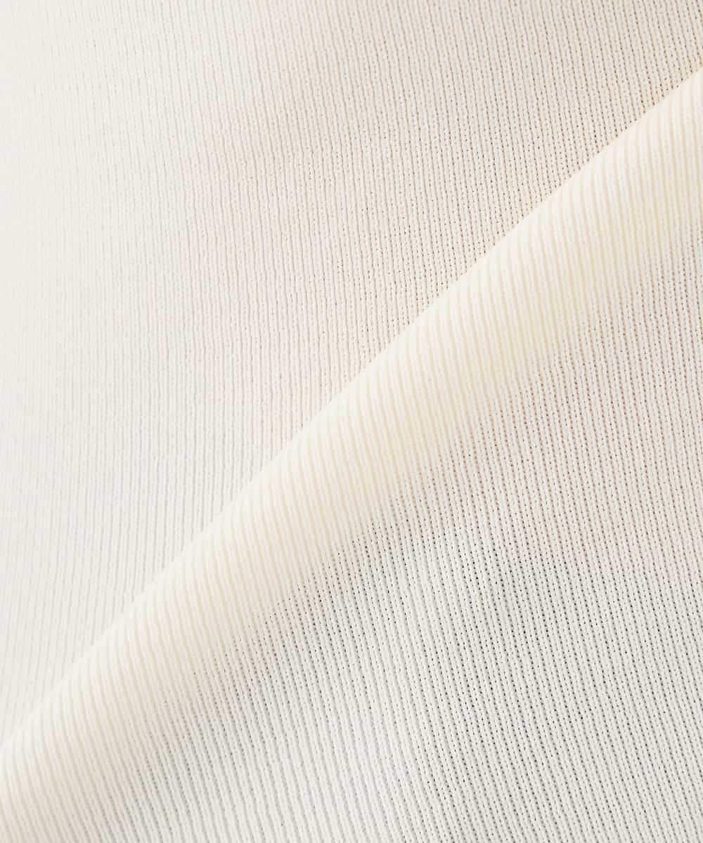 K2FED69039 a.v.v(アー・ヴェ・ヴェ) 【WEB限定/洗える/UVカット】ボートネックパフスリーブニット ライトイエロー