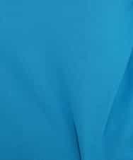 K2FES08039 a.v.v(アー・ヴェ・ヴェ) 【洗濯機で洗える/UVカット】ボートネックパフスリーブニット ブルー