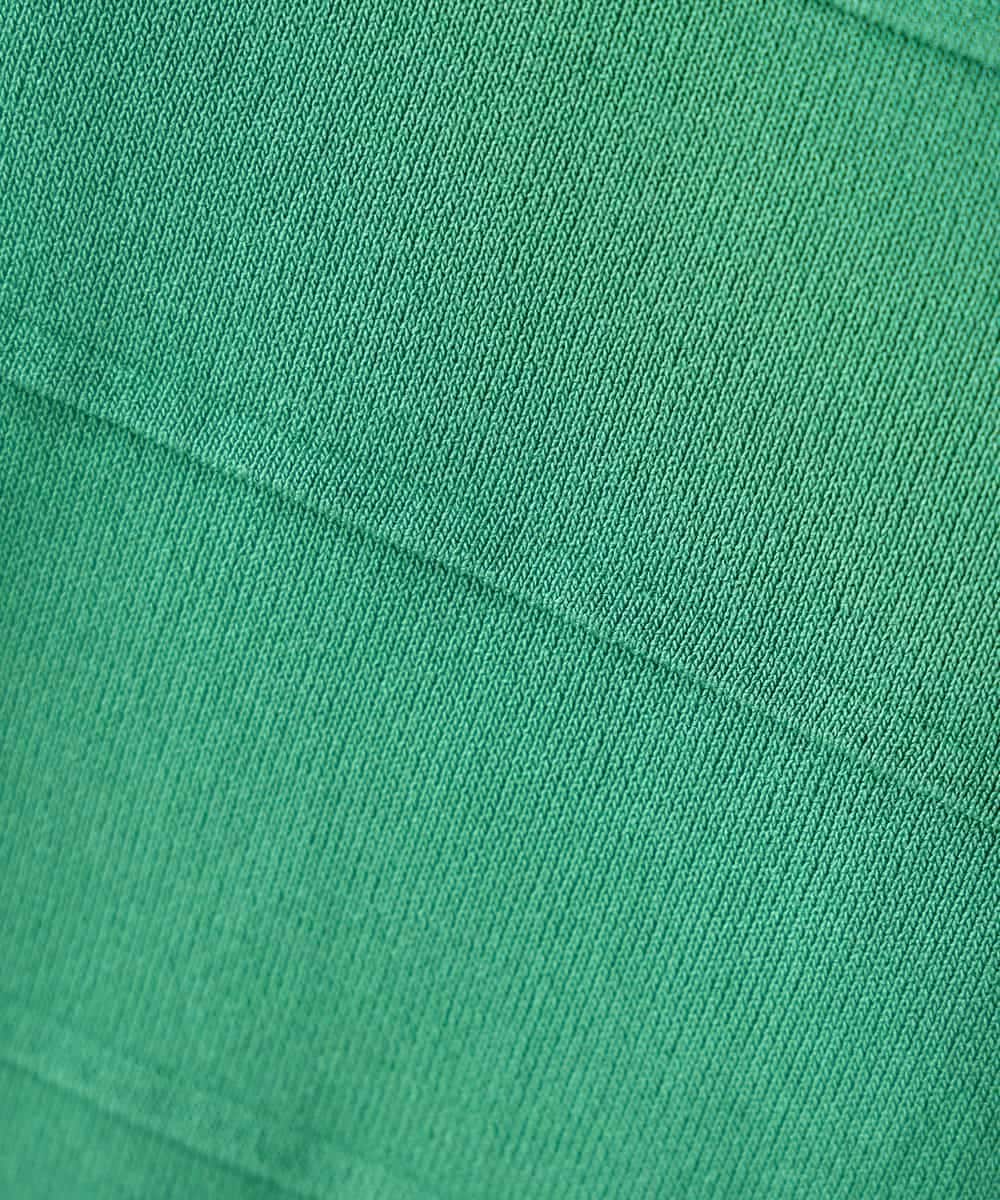 K2FFD17044 a.v.v(アー・ヴェ・ヴェ) 【雑誌InRed(宝島社)4月号掲載/洗える/UVカット】タックボーダースクエアニット ライトイエロー